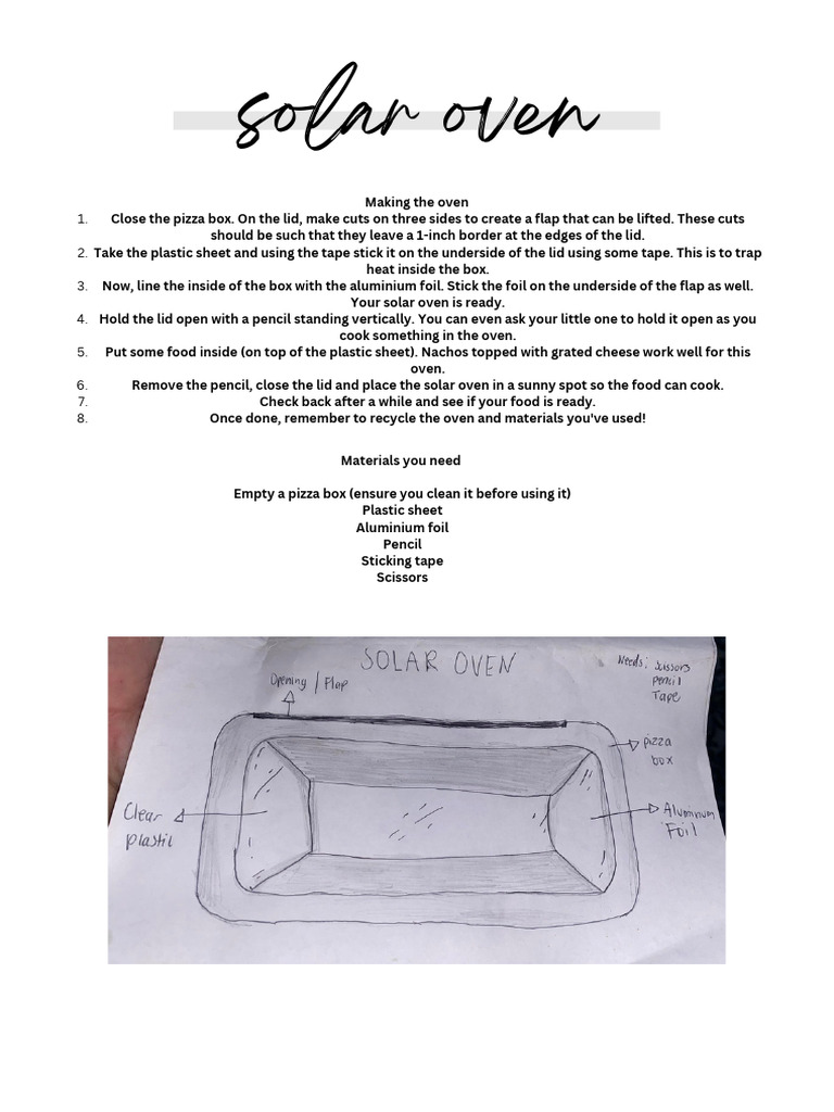 Solar Oven PDF