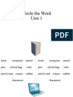New High Five 1 Ready For School - Circle The Word - 26 Slides