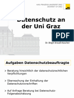 Schulung - Datenschutz An Der Uni Graz - V 16.5.2018