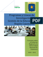 Lineas de Invest Publicadas-Gobierno Regional Escuela Postgrado-Unc