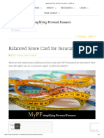 Balanced Score Card For Insurance - MyPF - My