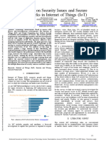 A Survey On Security Issues and Secure Frameworks in Internet of Things IoT