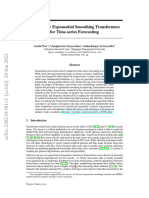 ETSformer - Exponential Smoothing Transformers For Time-Series Forecasting