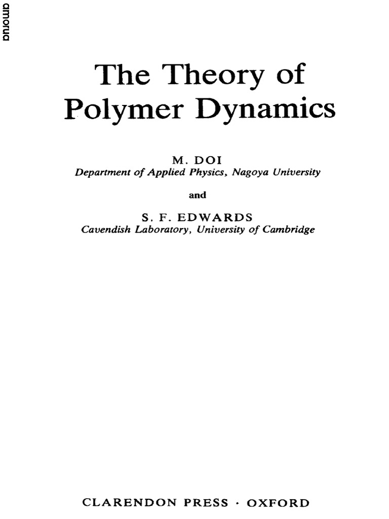 語学+参考書 The Theory of Polymer Dynamics (International Series of Monographs on Physics) Amazon.com: The Theory of Polymer Dynamics (International