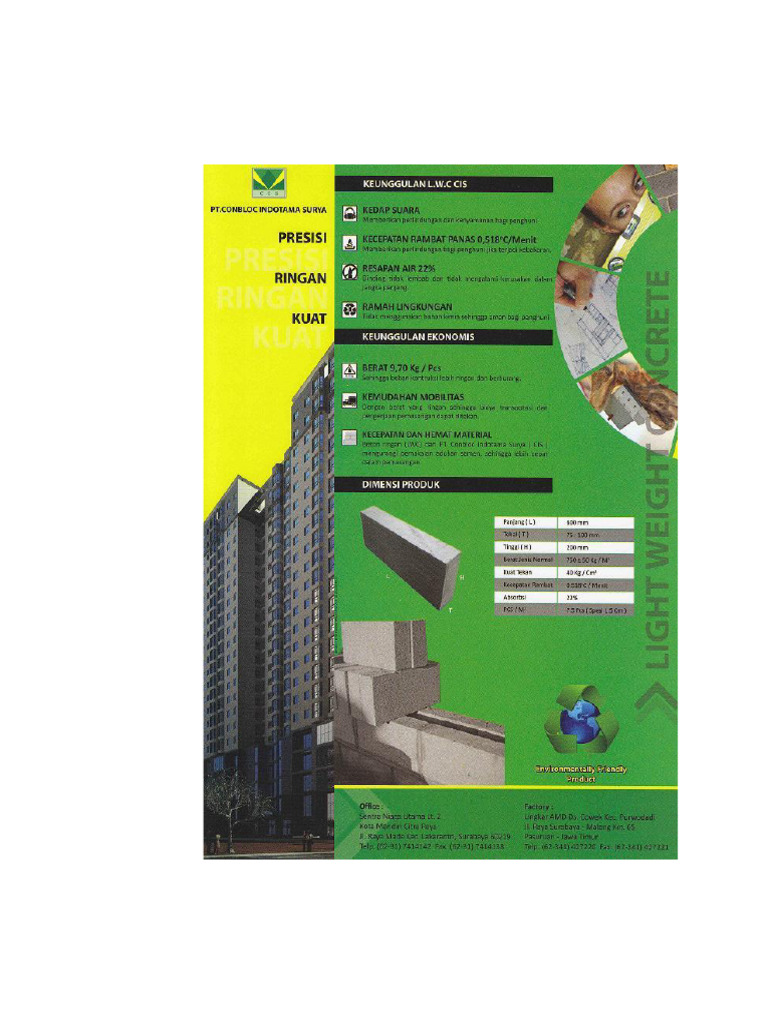 Beton Ringan | PDF