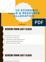 Basic Economic Ideas & Resource Allocation Pt2