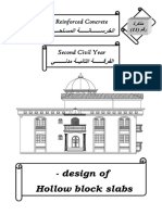 11 - Design of Hollow Block Slabs