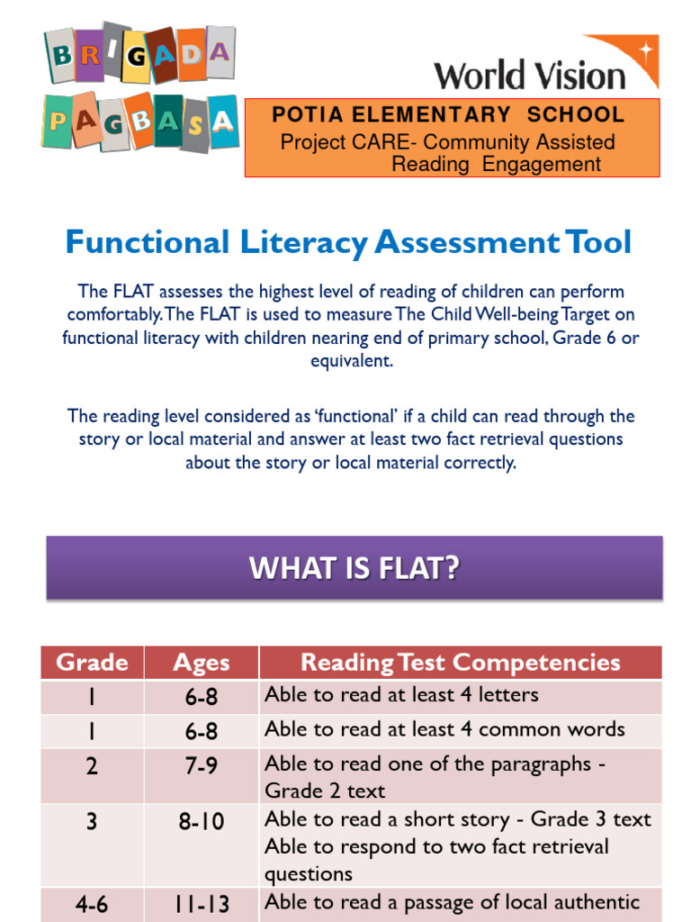 Flat assessment tool pdf