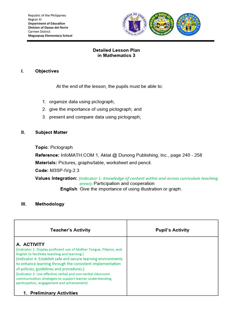COT 1 MATH3 Orcelly 2.0 | PDF