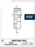 O1 Gambar Rumah Tinggal: Politeknik Negeri Ujung Pandang Teknik Sipil