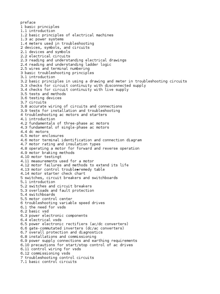 Electrical Troubleshooting Guide | PDF