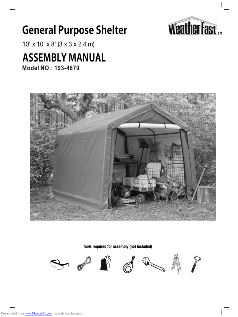 General Purpose Shelter Assembly Manual PDF