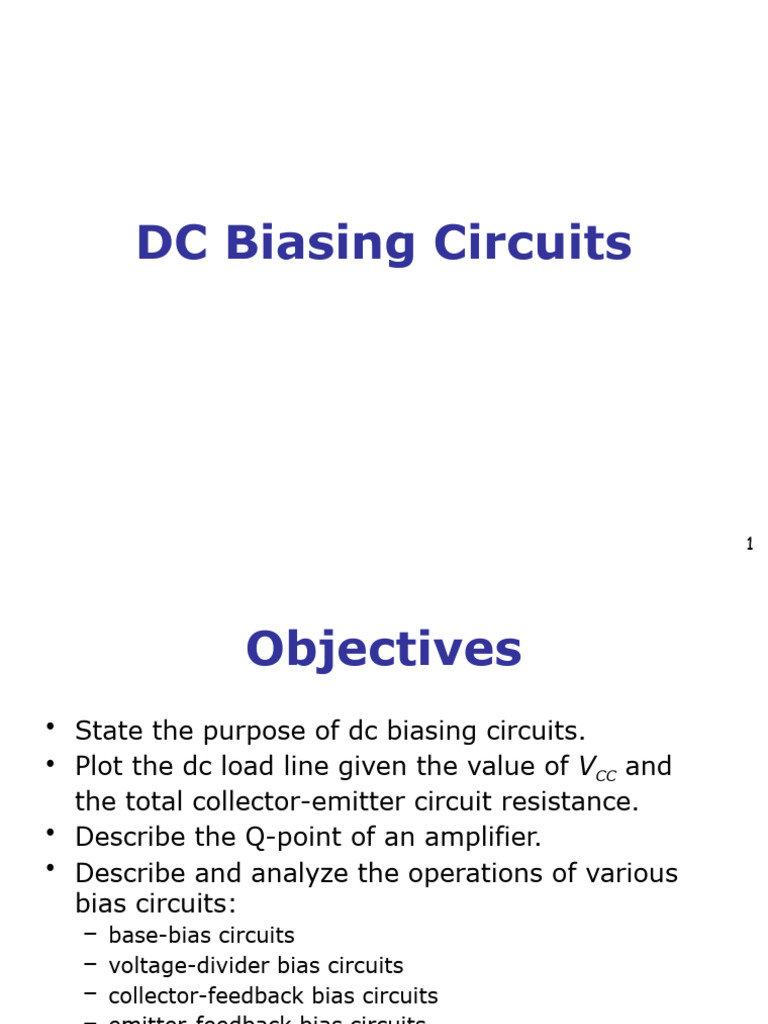 3.Transistor Biasing PDF