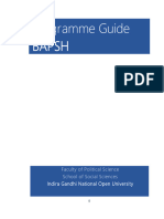 Programme Guide BAPSH