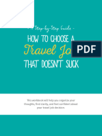 How To Choose A Travel JOB