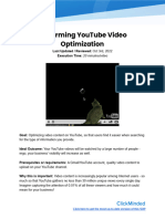 Youtube Video Optimization