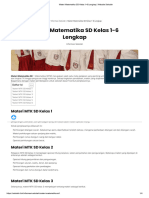 Materi Matematika SD Kelas 1-6 Lengkap - Website Sekolah
