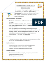 Recomendaciones para El Verano 4 Anos PDF