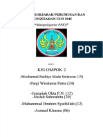 PDF Makalah Sejarah Perumusan Dan Pengesahan Uud 1945 Compress