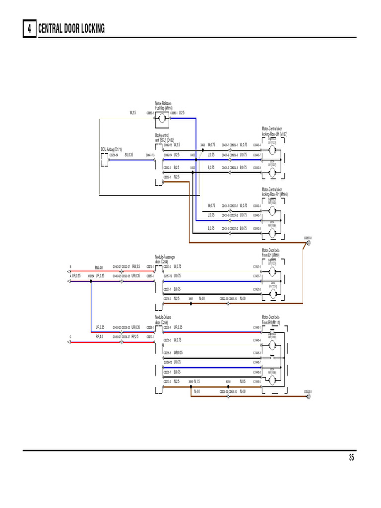 Range Rover Electrical Circuit Diagrams - LM - Eng | PDF