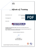 Certificate of Training_Victoria Albania DSPA .NL