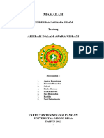 Makalah AKHLAK DALAM AJARAN ISLAM Revisi