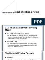 Binomial Model of Option Pricing