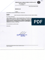 Junior'S Christian Caballero Gonzales: Carta #-2023/JCCG-EMERGENCIA.1 05