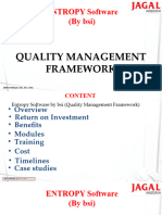 Entropy Software by BSI - Quality Management Framework