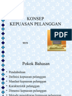 Konsep Kepuasan Pelanggan