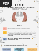 Escala COTE en Terapia Ocupacional | PDF | Toma de decisiones | Aprendizaje