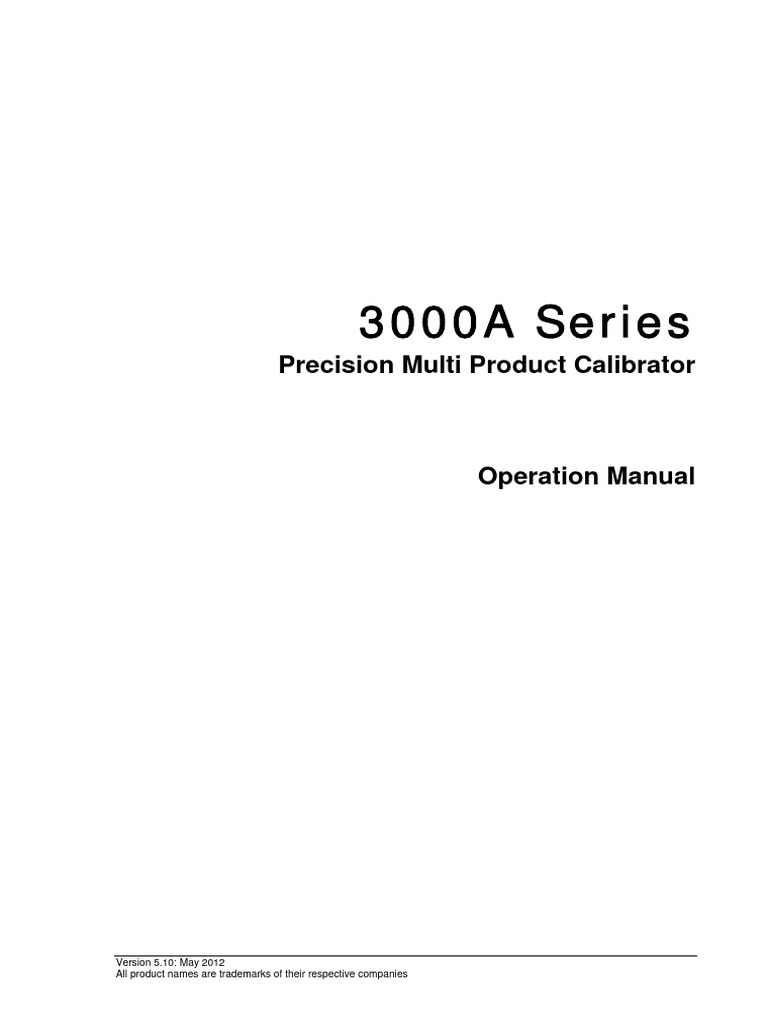 3000 Series Operation Manual V5 10 Pdf