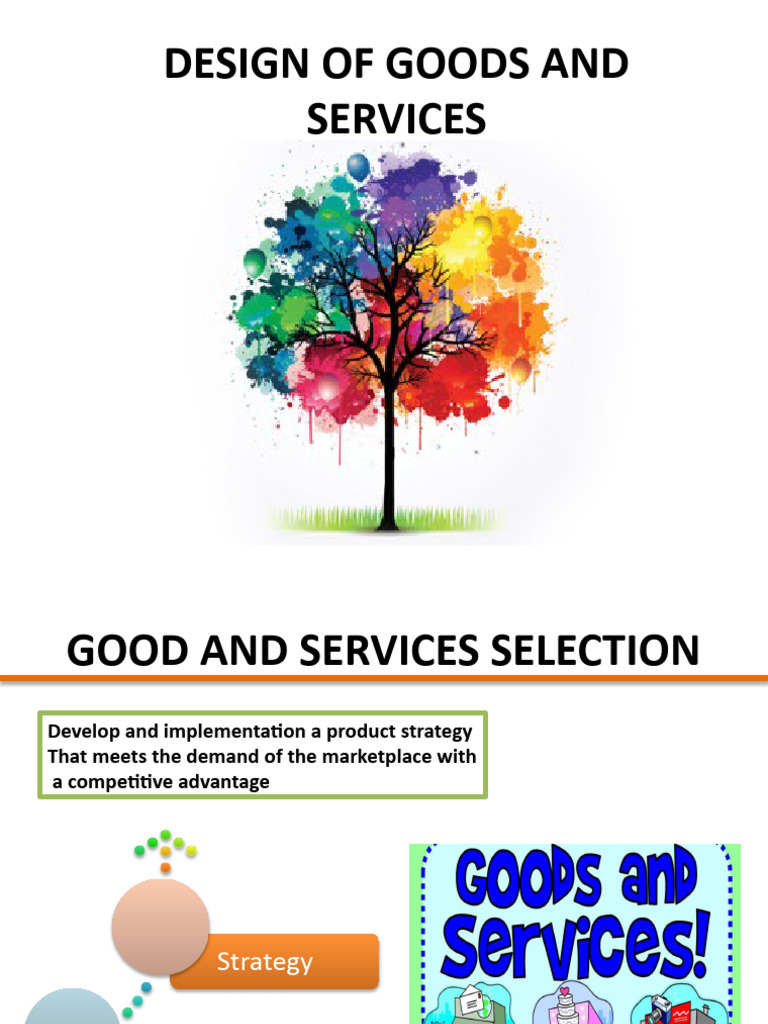 Design Goods and Service | PDF | Business