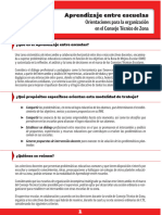 SEP. Aprendizaje Entre Escuelas. Orientaciones para La Organización en El Consejo Técnico de Zona Ficha Sesion 4