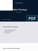 PM Templates - Product Strategy Template