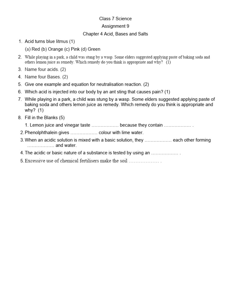 Class 7 Science | PDF
