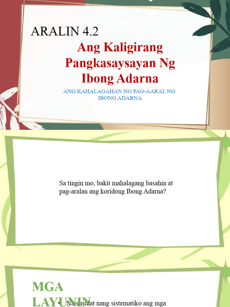 Kaligirang Pangkasaysayan Ng Ibong Adarna Talakayan | PDF