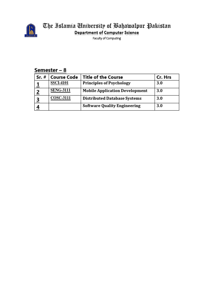 Computer Science Courses Overview | PDF | Career & Growth