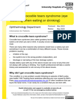 1304 - 052022 Treating Crocodile Tears Syndrome (Eye Watering When Eating or Drinking)
