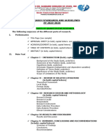 Format For Quantitative Research