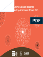 Delimitación de Las Zonas Metropolitanas de México 2005 - Sedatu, Conapo, Inegi