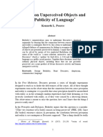 Kenneth L. Pearce - Berkeley On Unperceived Objects and The Publicity of Language