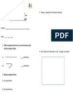 Evaluación Formativa 1º - Dibujando Y Midiendo Líneas