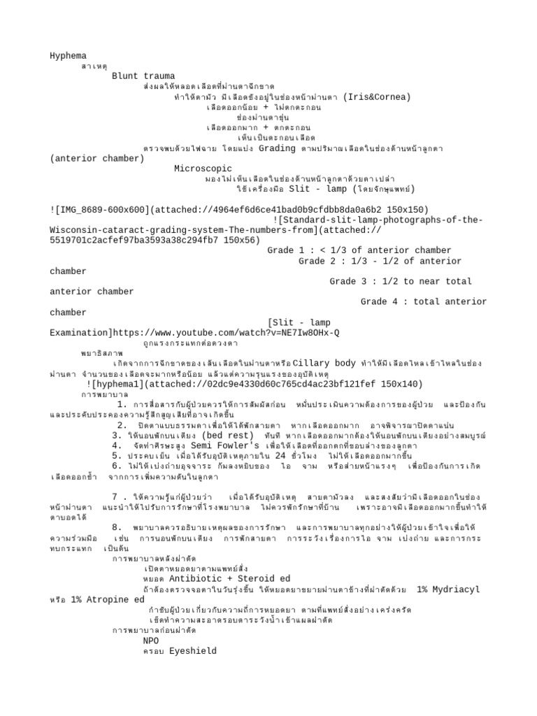 Hyphema | PDF