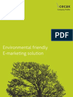 Environmental Friendly E-Marketing Solution: Company Profile