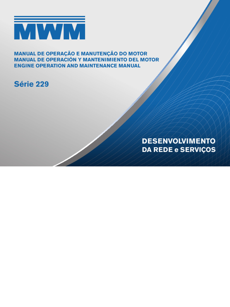 Manual de Operação do Motor MWM 229 | PDF