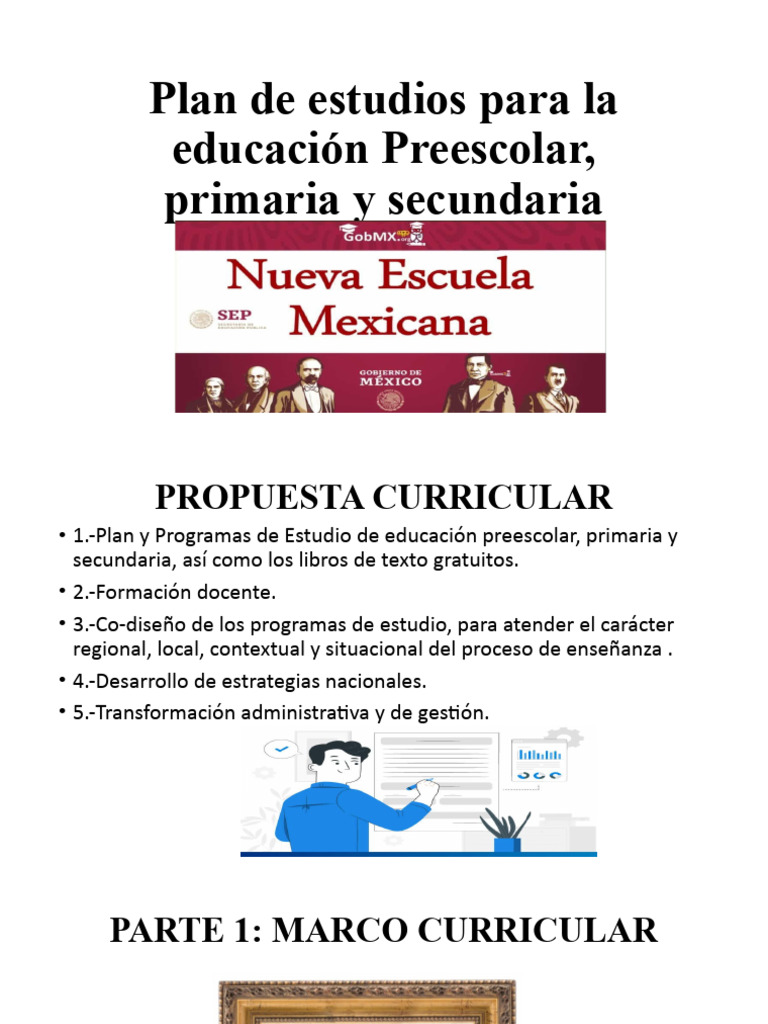Nueva Escuela Mexicana | PDF | Educación de la primera infancia | Plan ...