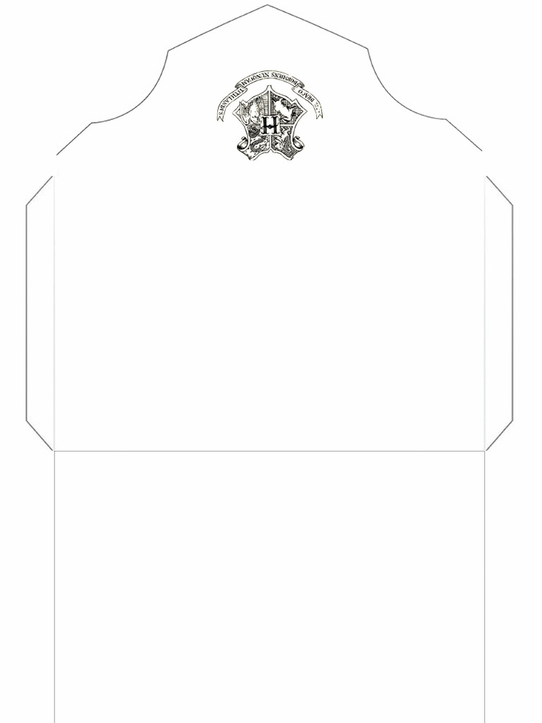 Envelope Hogwarts Harry Potter | PDF
