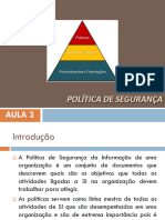 Aula 3 - Politica de Seguranca