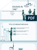Breakthroughs in Medicine